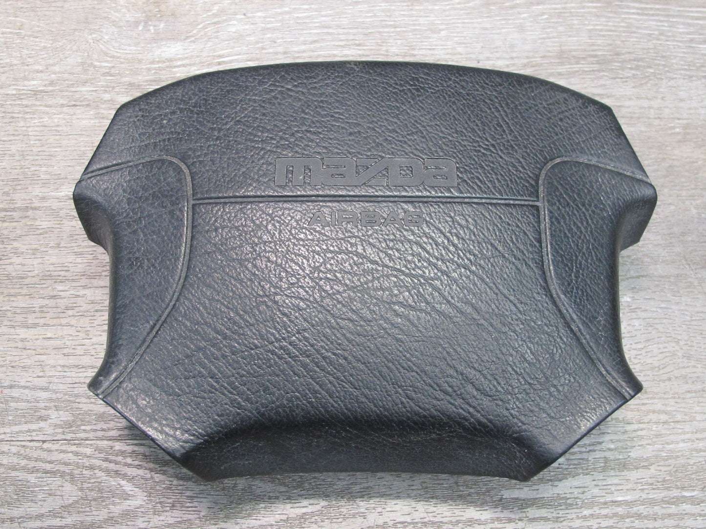 90-91 MAZDA RX7 FRONT LEFT DRIVER SIDE STEERING WHEEL SRS AIRBAG W/ IMPACT SENSOR SET OEM