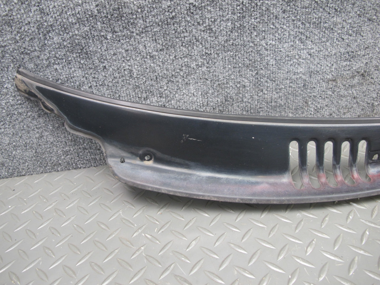 86-91 Mazda RX7 Front Windshield Vent Cowl Wiper Trim Cover Panel OEM