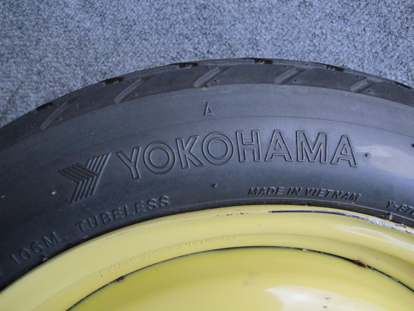10-15 Lexus IS350 IS250 Convertible R17" Spare Tire Wheel 17x4 ET10 145/70 OEM