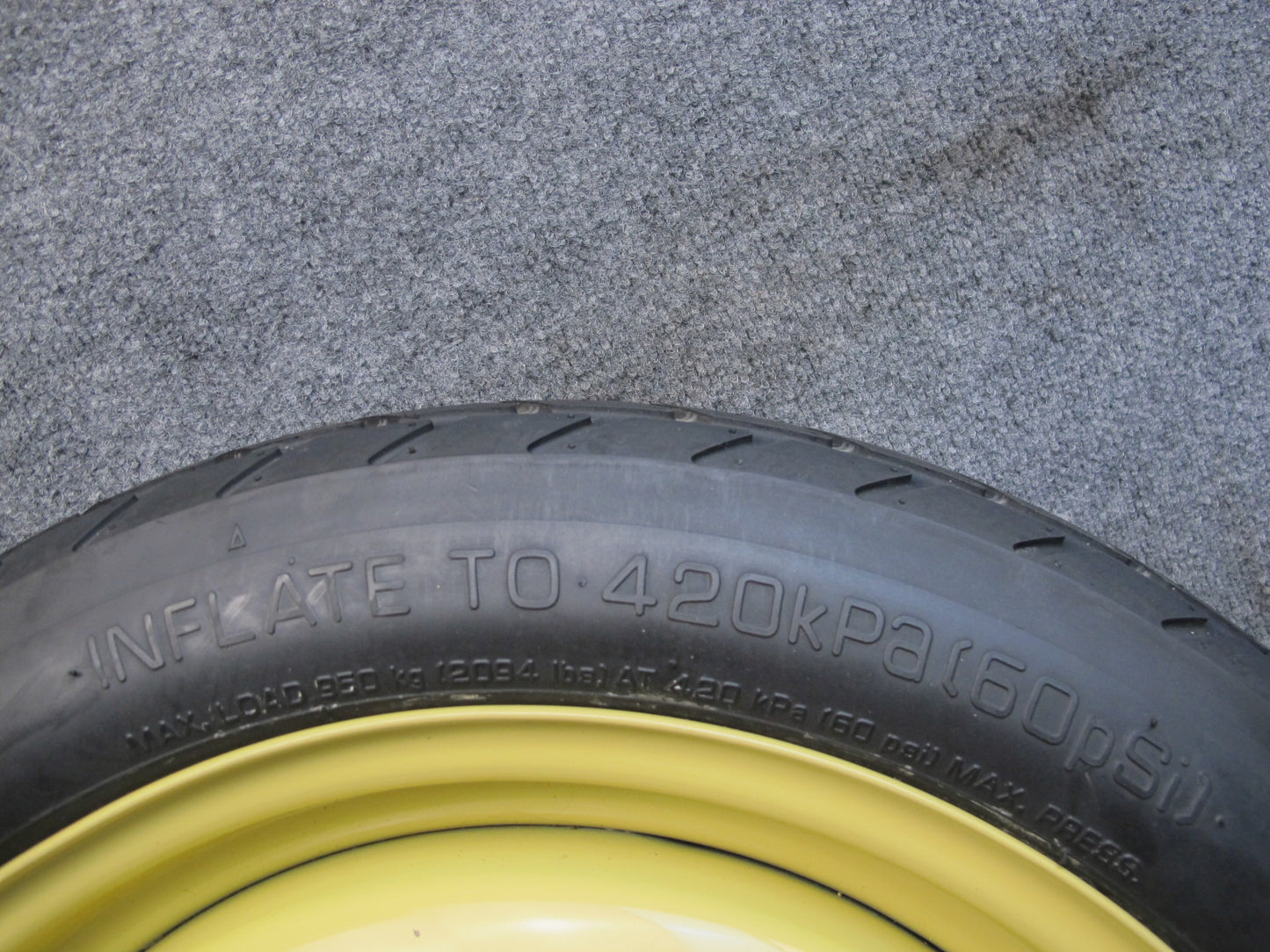 10-15 Lexus IS350 IS250 Convertible R17" Spare Tire Wheel 17x4 ET10 145/70 OEM
