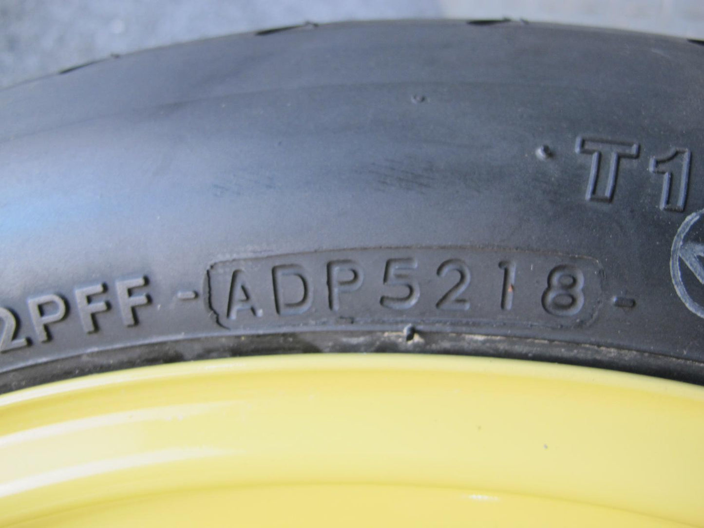 10-15 Lexus IS350 IS250 Convertible R17" Spare Tire Wheel 17x4 ET10 145/70 OEM