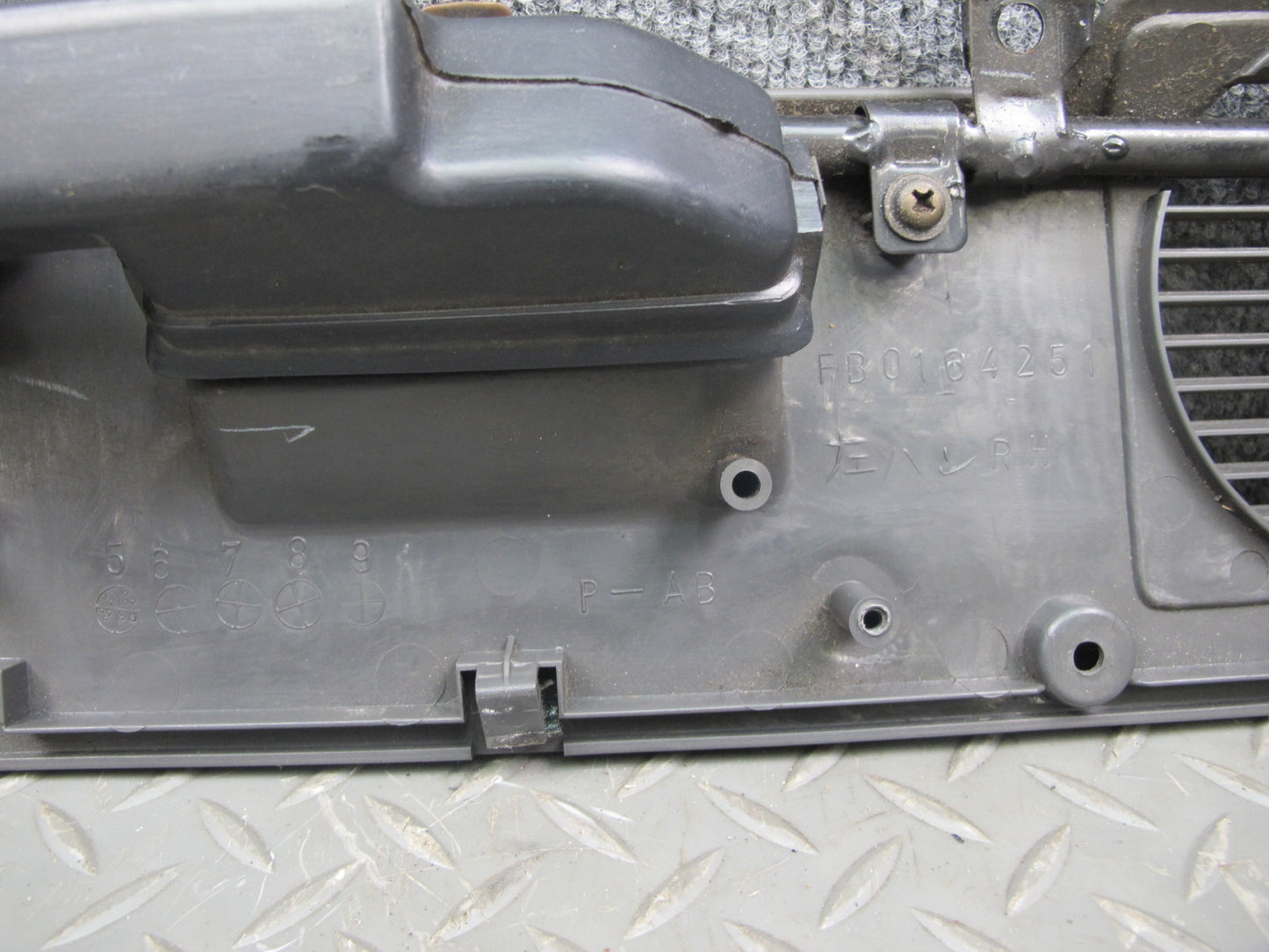 86-88 Mazda RX7 Set of 3 Under Dash Lower Trim Cover Vent Speaker Grille OEM