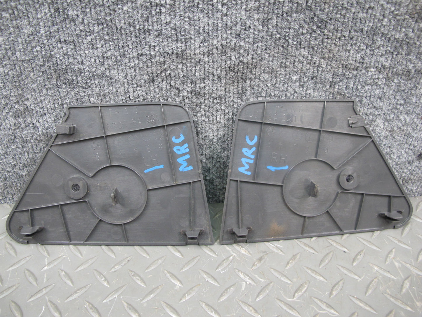 86-88 Mazda RX7 Set of 2 Dash Left & Right Side Trim Cover Panel OEM