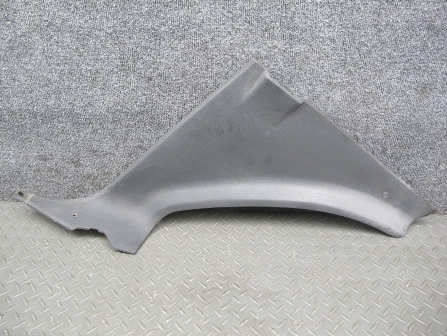 86-88 Mazda RX7 Set of 2 Rear Left & Right Lower B Pillar Trim Cover Gray OEM