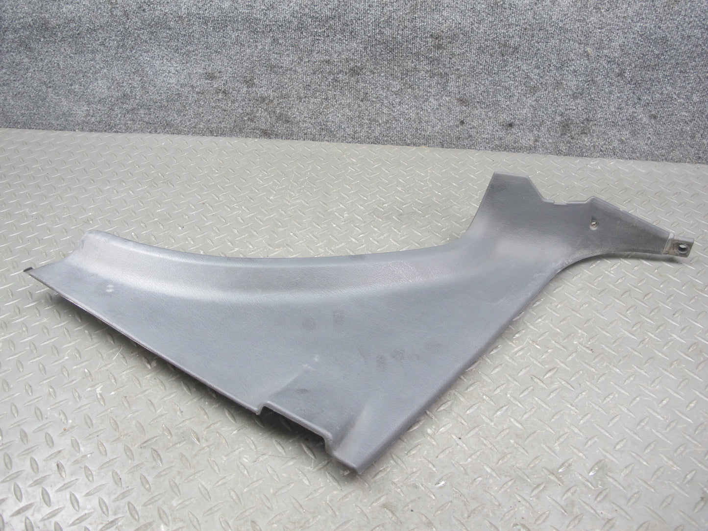 86-88 Mazda RX7 Set of 2 Rear Left & Right Lower B Pillar Trim Cover Gray OEM