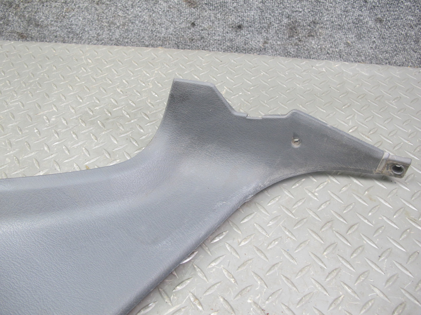 86-88 Mazda RX7 Set of 2 Rear Left & Right Lower B Pillar Trim Cover Gray OEM