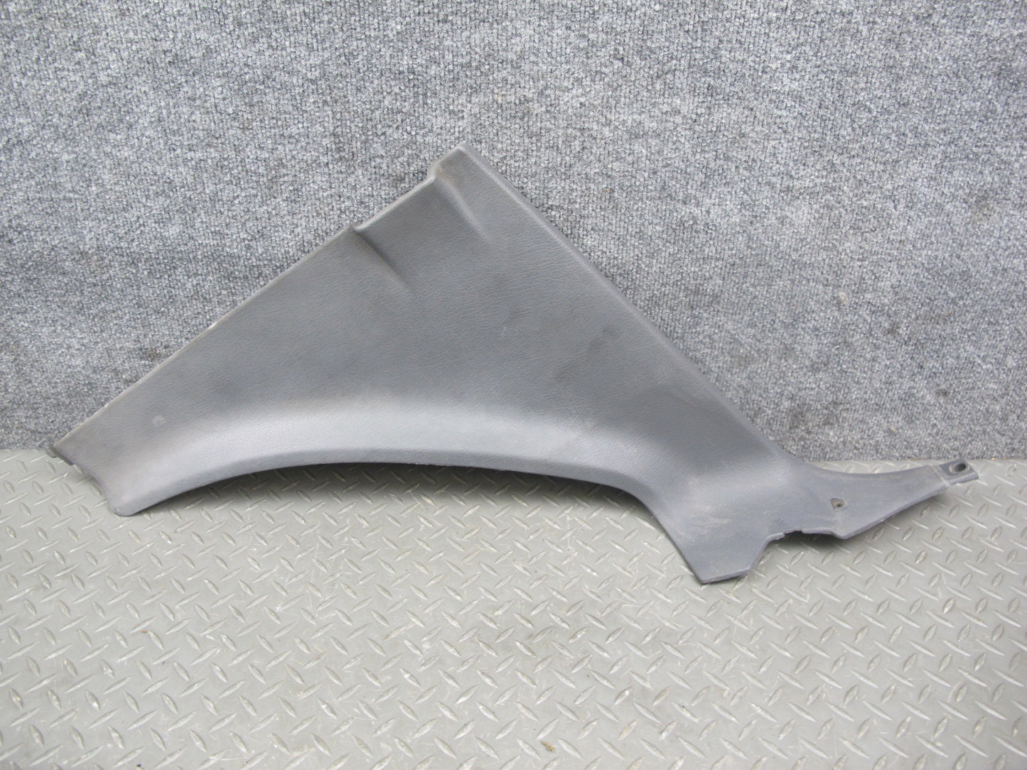 86-88 Mazda RX7 Set of 2 Rear Left & Right Lower B Pillar Trim Cover Gray OEM