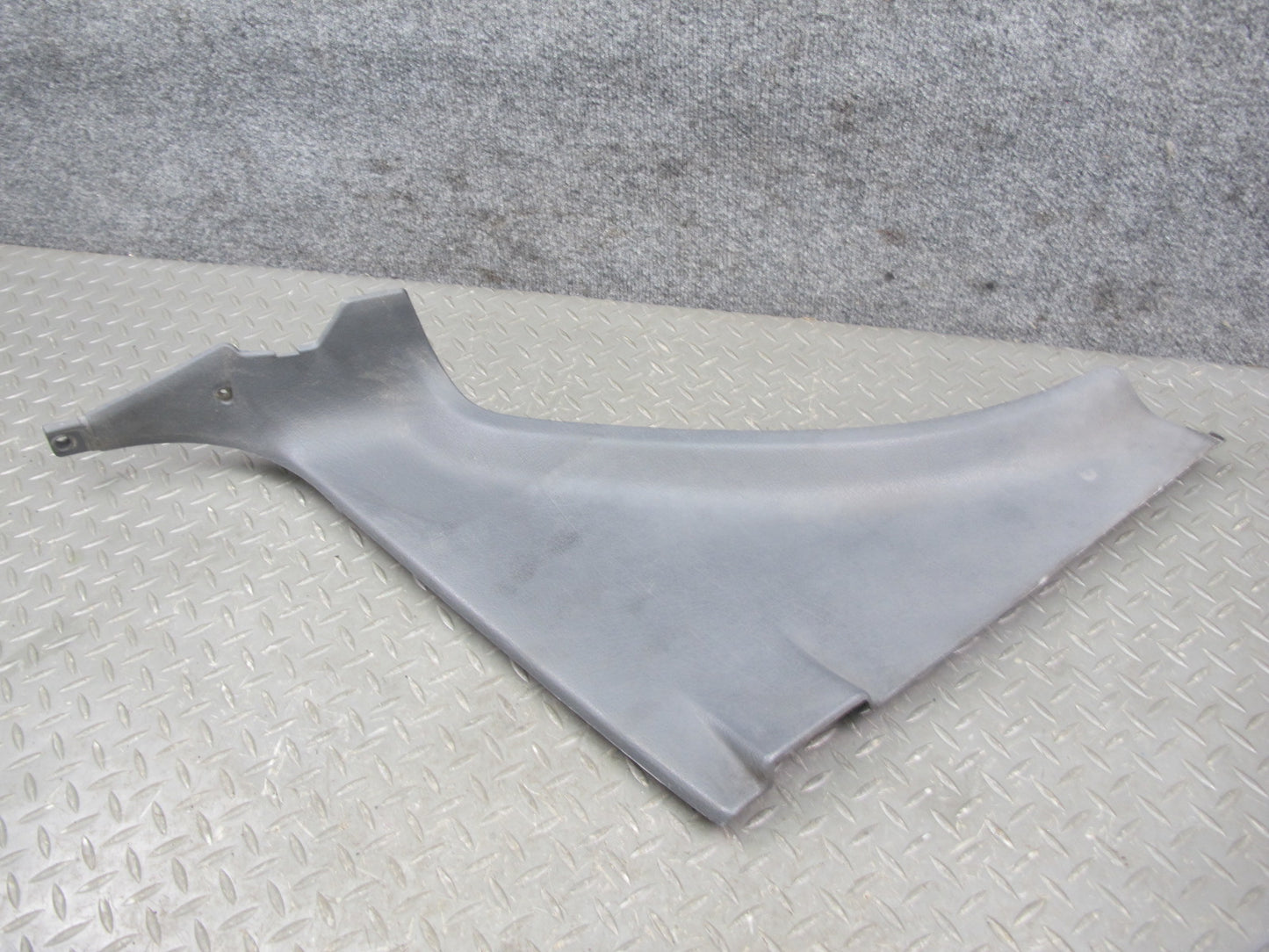 86-88 Mazda RX7 Set of 2 Rear Left & Right Lower B Pillar Trim Cover Gray OEM