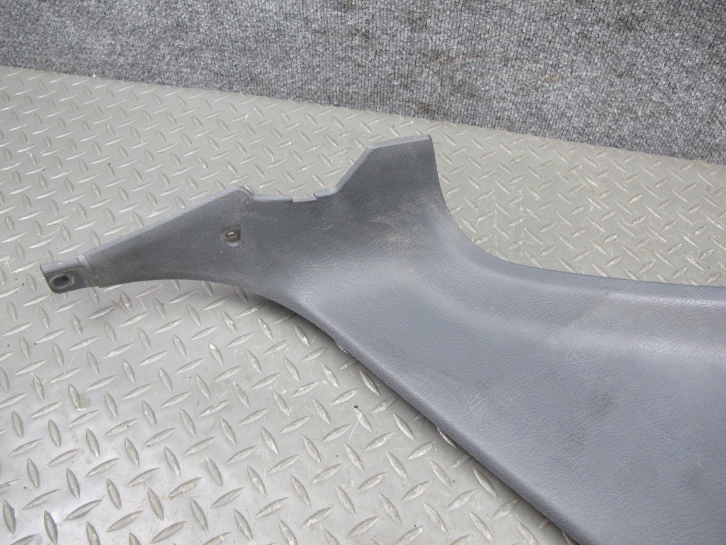 86-88 Mazda RX7 Set of 2 Rear Left & Right Lower B Pillar Trim Cover Gray OEM