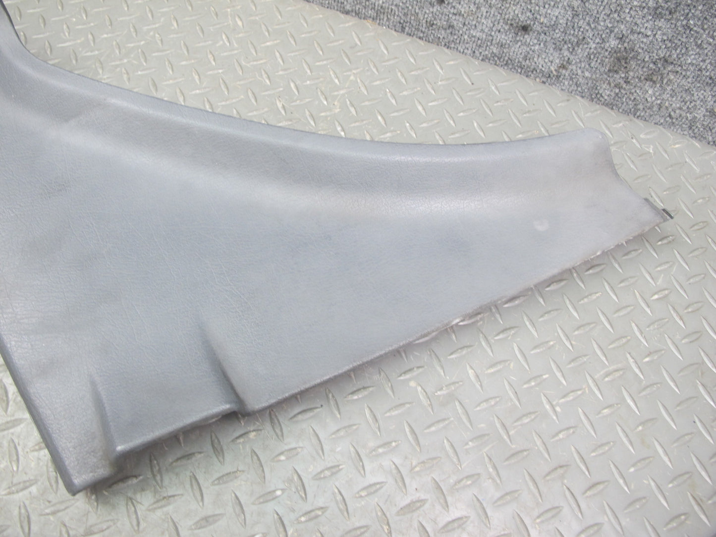 86-88 Mazda RX7 Set of 2 Rear Left & Right Lower B Pillar Trim Cover Gray OEM