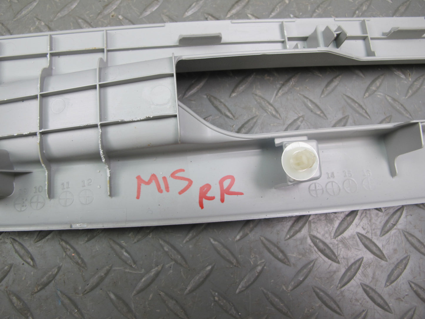 10-15 Lexus IS250 Convertible Set of 2 Left & Right Roof Rail Trim Panel OEM
