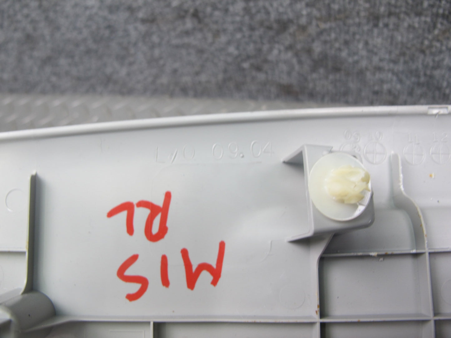 10-15 Lexus IS250 Convertible Set of 2 Left & Right Roof Rail Trim Panel OEM
