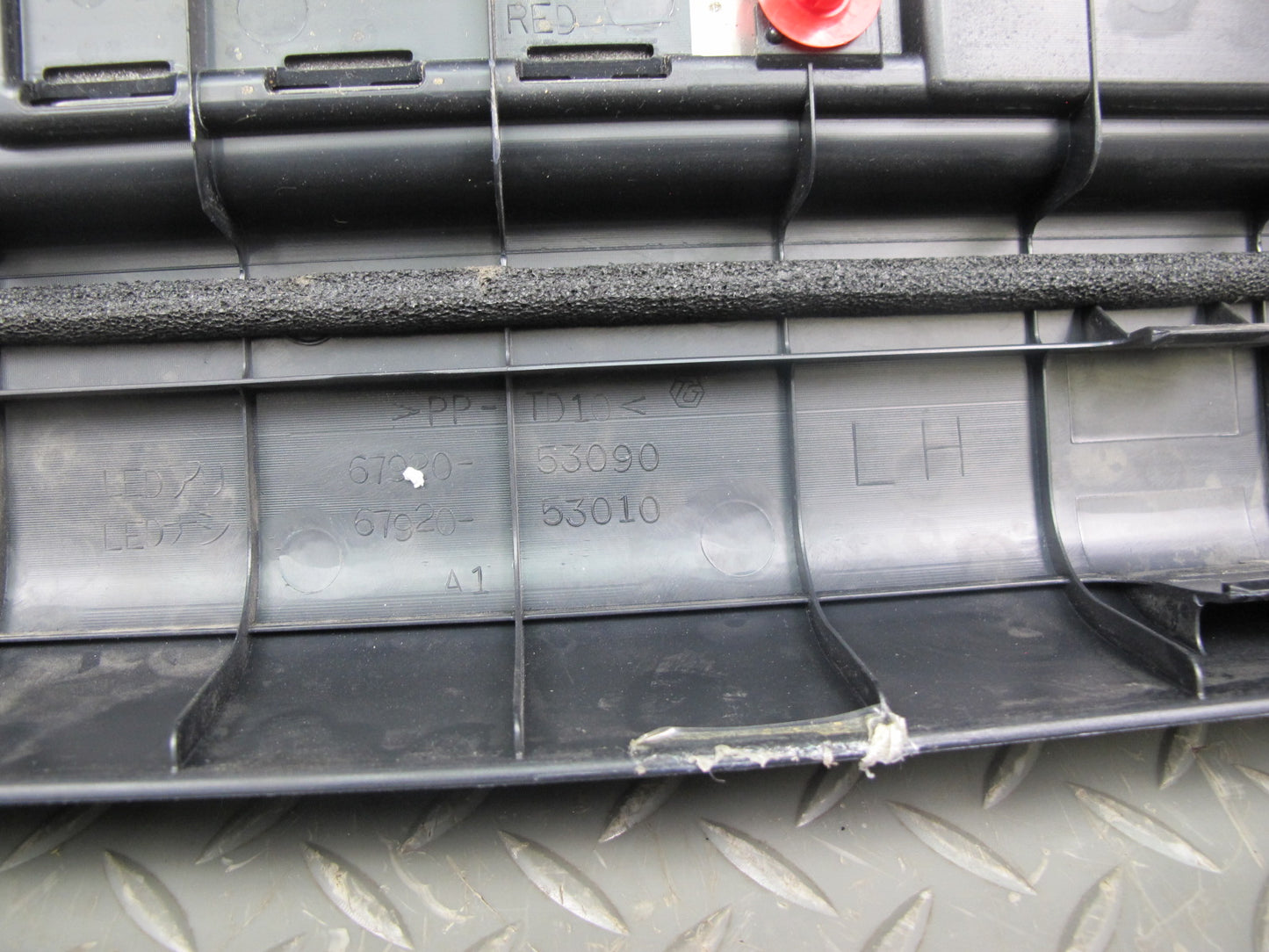 10-15 Lexus IS250 Convertible Left & Right Door Sill Scuff Plate Trim Set OEM