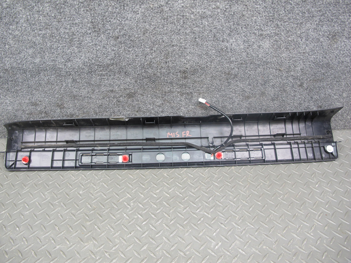 10-15 Lexus IS250 Convertible Left & Right Door Sill Scuff Plate Trim Set OEM