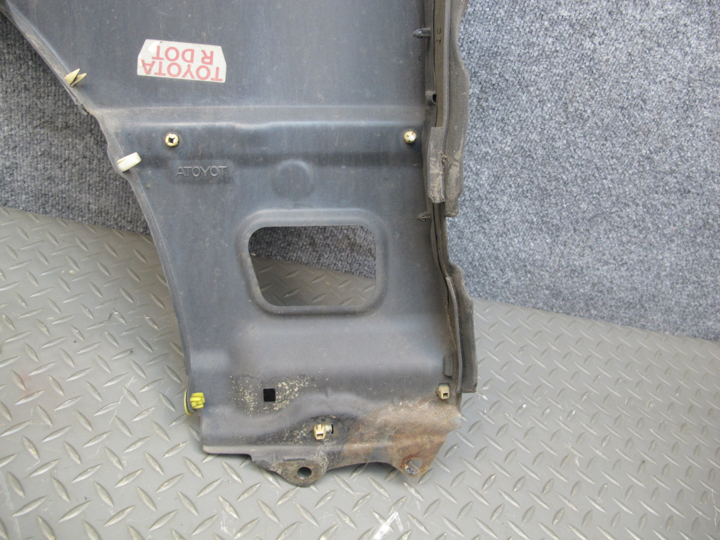 01-03 Lexus UCF30L LS430 Front Right Fender Shell Panel Cover Black OEM