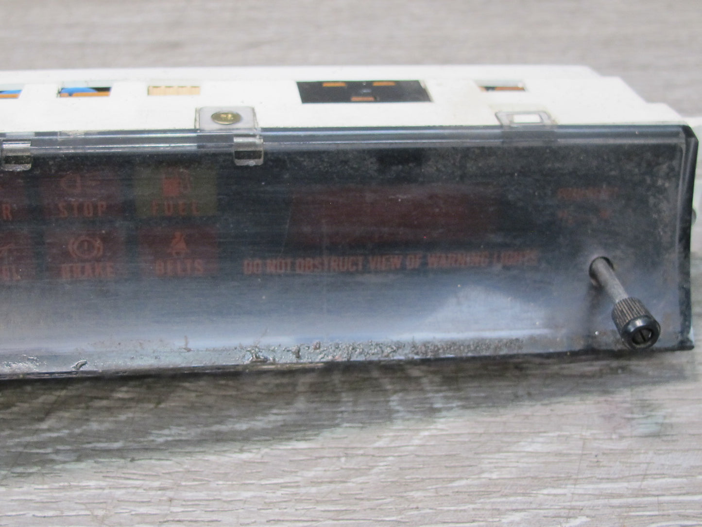 86-88 Mazda RX7 Coupe Dash Clock Warning Light Cluster Display OEM
