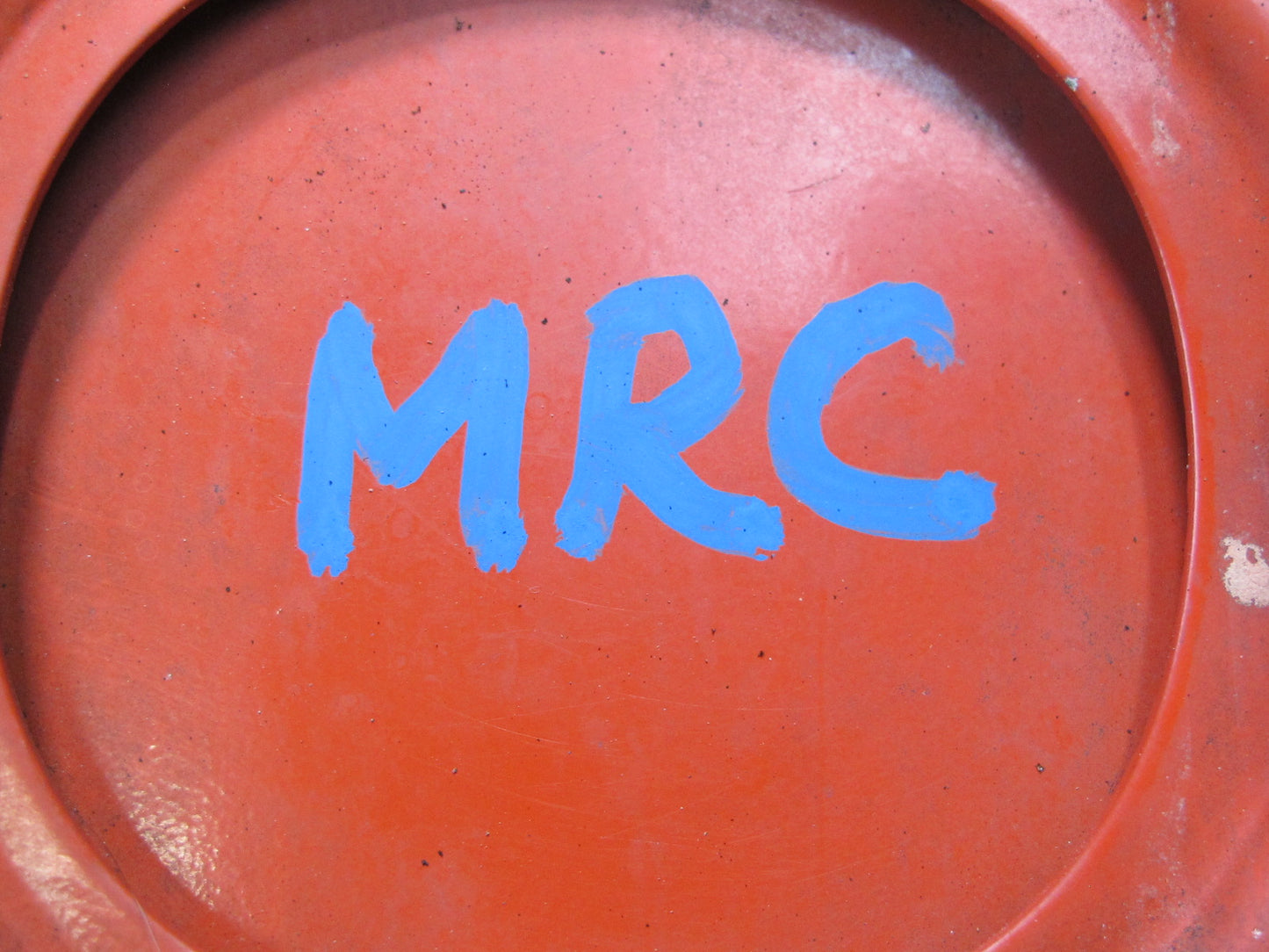 86-91 Mazda RX7 Fuel Tank Filler Door Lid Cover Pure RED OEM
