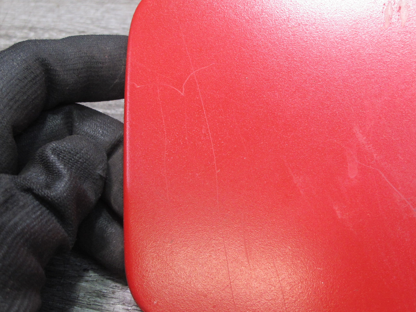 86-91 Mazda RX7 Fuel Tank Filler Door Lid Cover Pure RED OEM