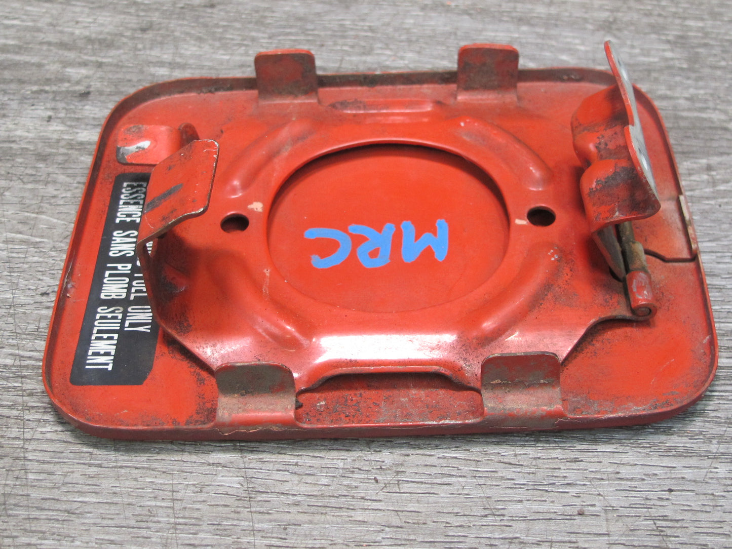 86-91 Mazda RX7 Fuel Tank Filler Door Lid Cover Pure RED OEM