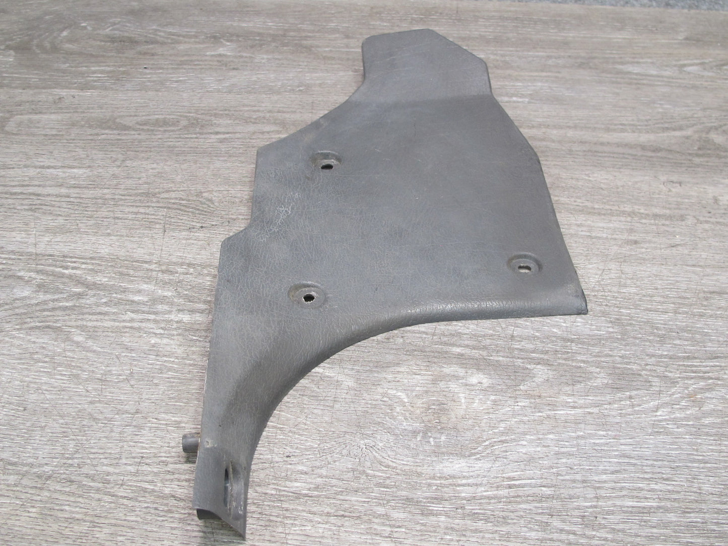 86-88 Mazda RX7 Set of 2 Left & Right Kick Trim Cover Panel Gray OEM