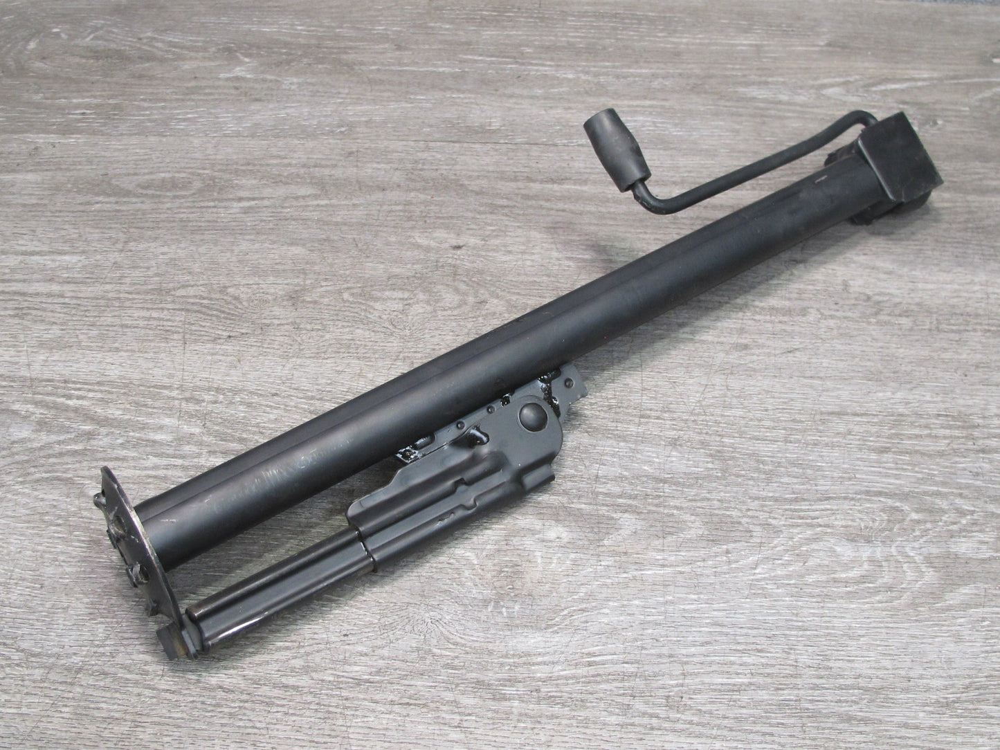 94-99 BMW E36 Emergency Spare Tire Lift Jack Tool w Tray Holder OEM