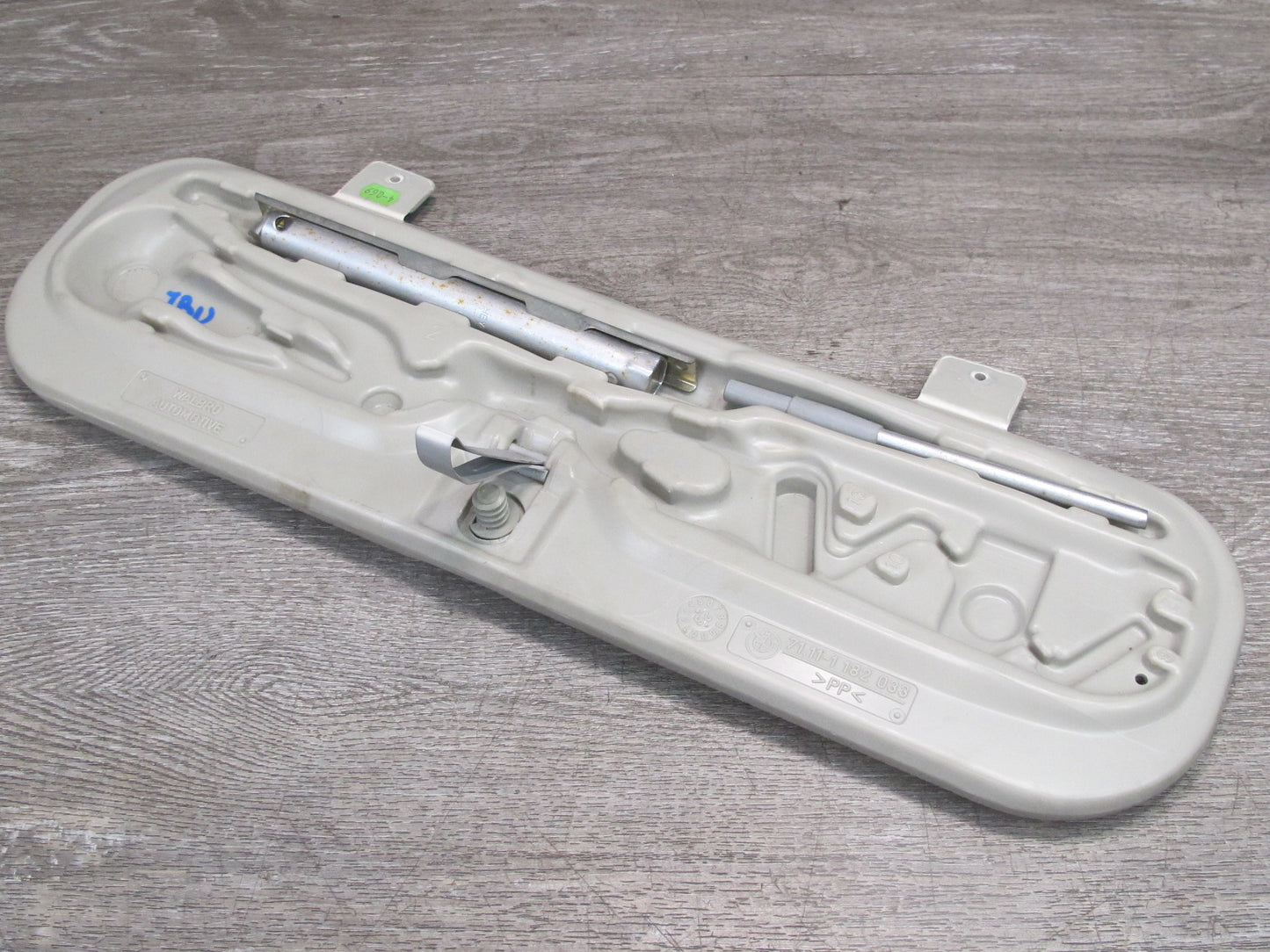 94-99 BMW E36 Emergency Spare Tire Lift Jack Tool w Tray Holder OEM