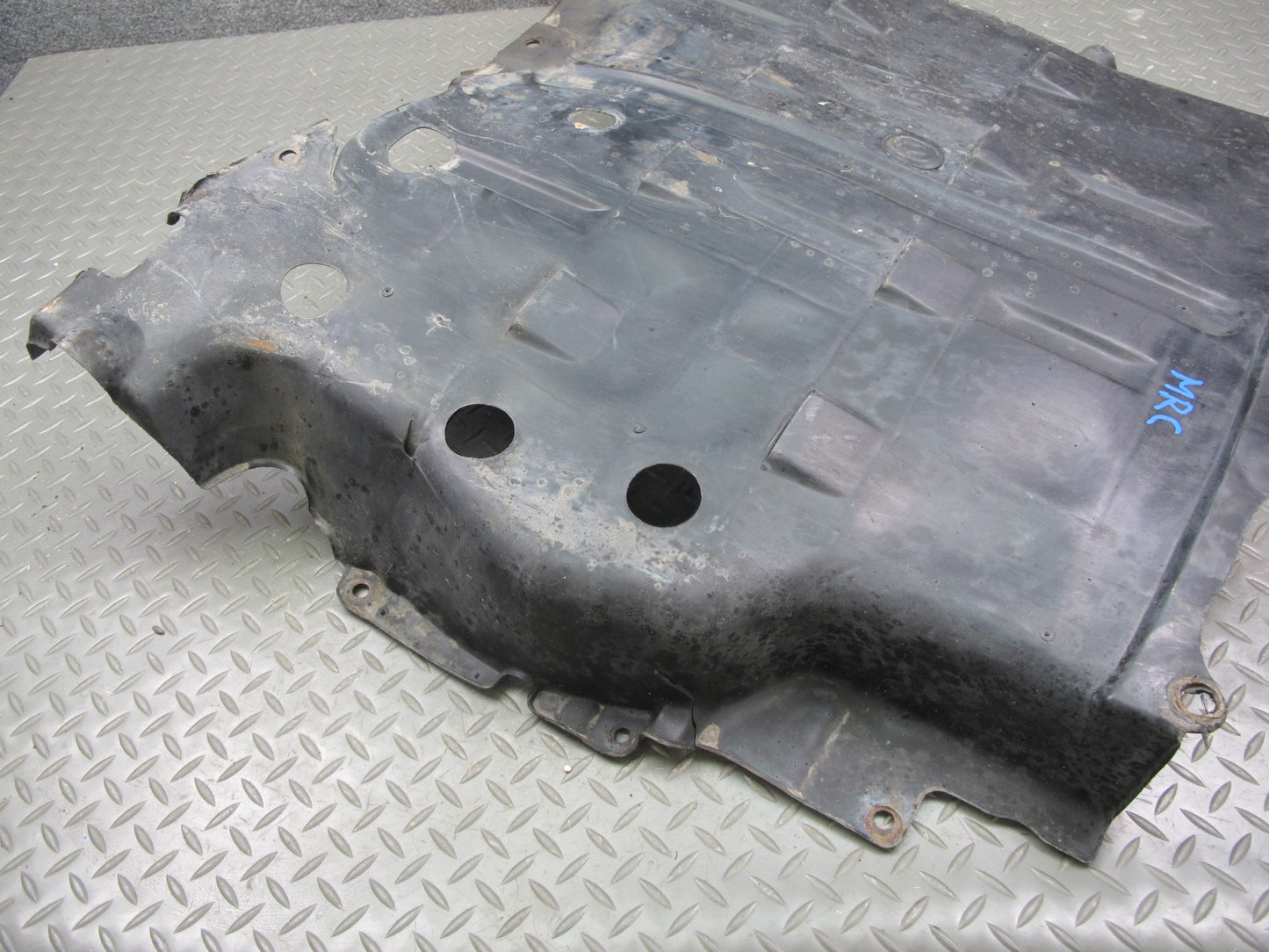 86-91 Mazda RX7 Front Under Engine Lower Splash Shield Guard Cover OEM