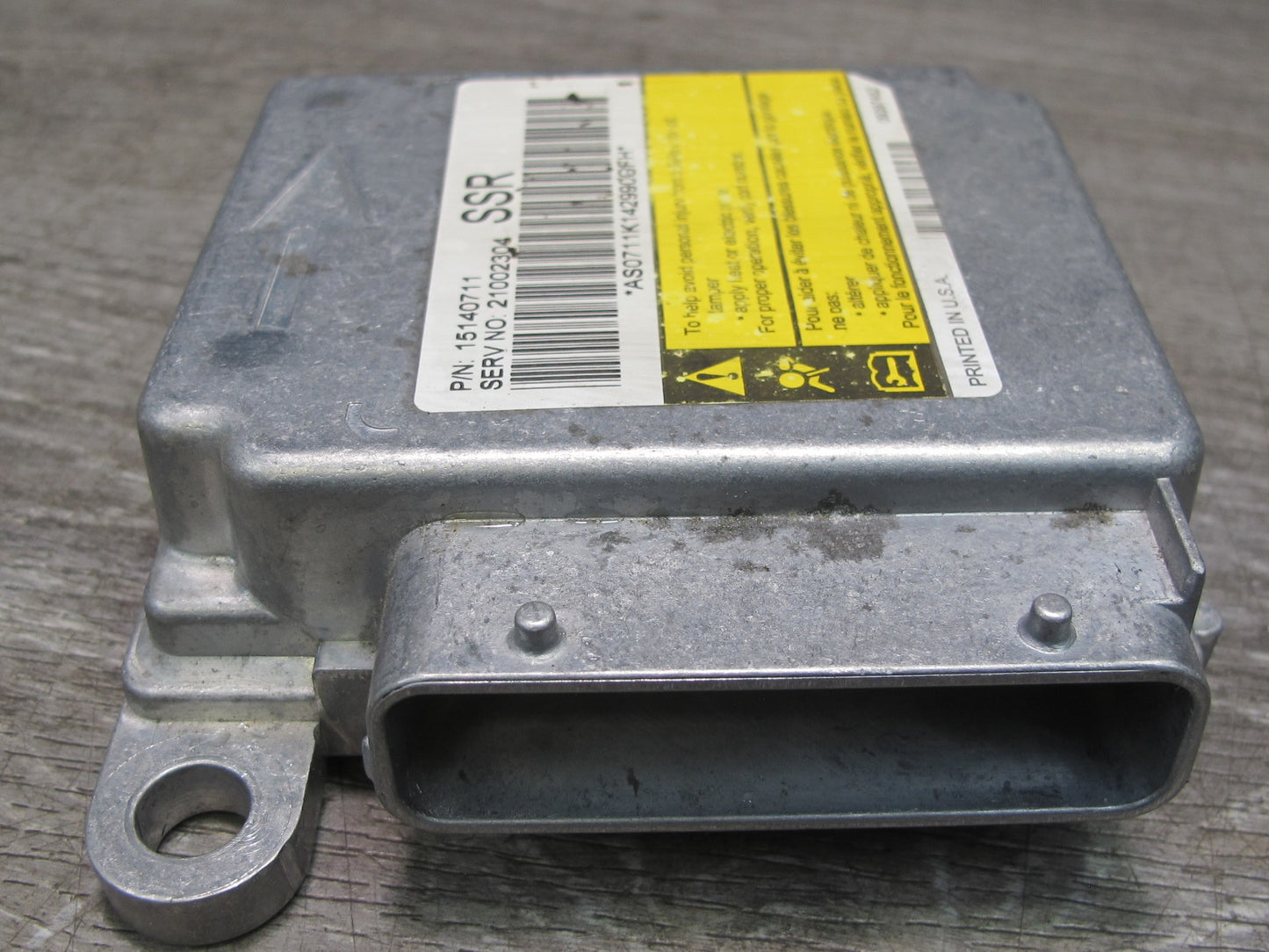 03-06 CHEVROLET SSR AIRBAG SRS CONTROL MODULE UNIT 15140711 OEM