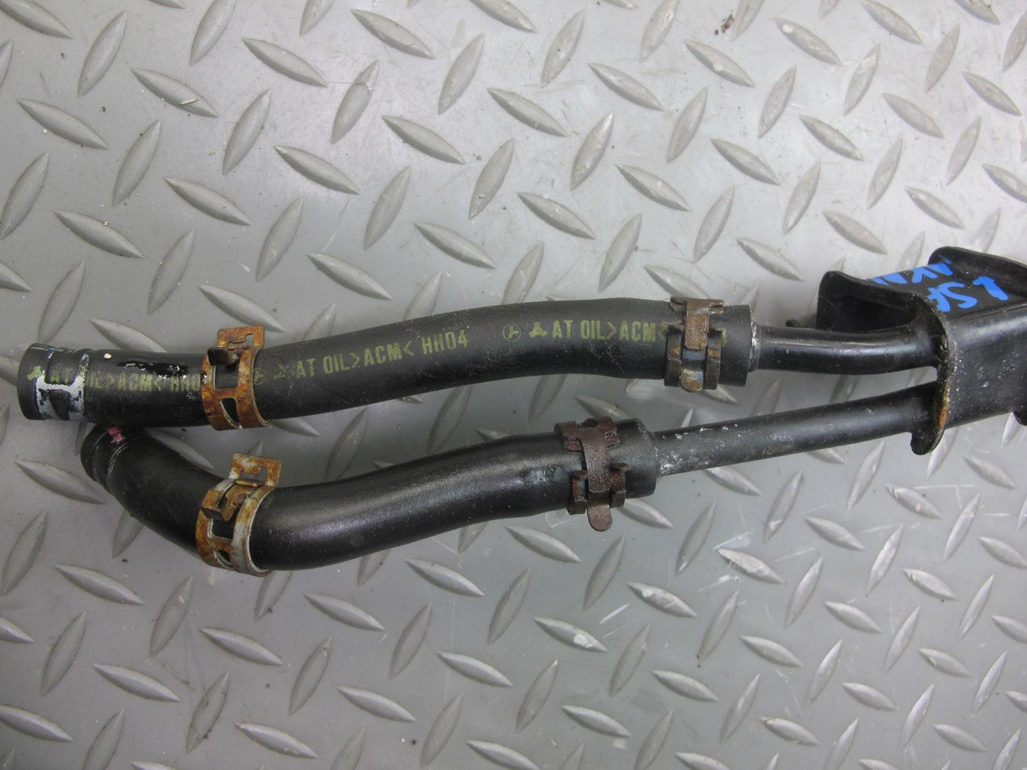 08-16 Lexus LS600hL A/T Automatic Transmission Oil Cooler Hose Pipe Line OEM