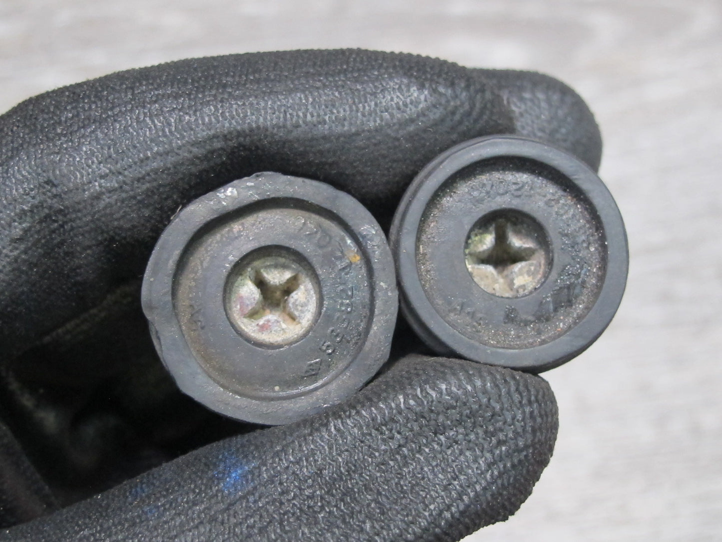 86-92 Toyota Supra MA71 Set of 8 Front Hood Rubber Stopper OEM