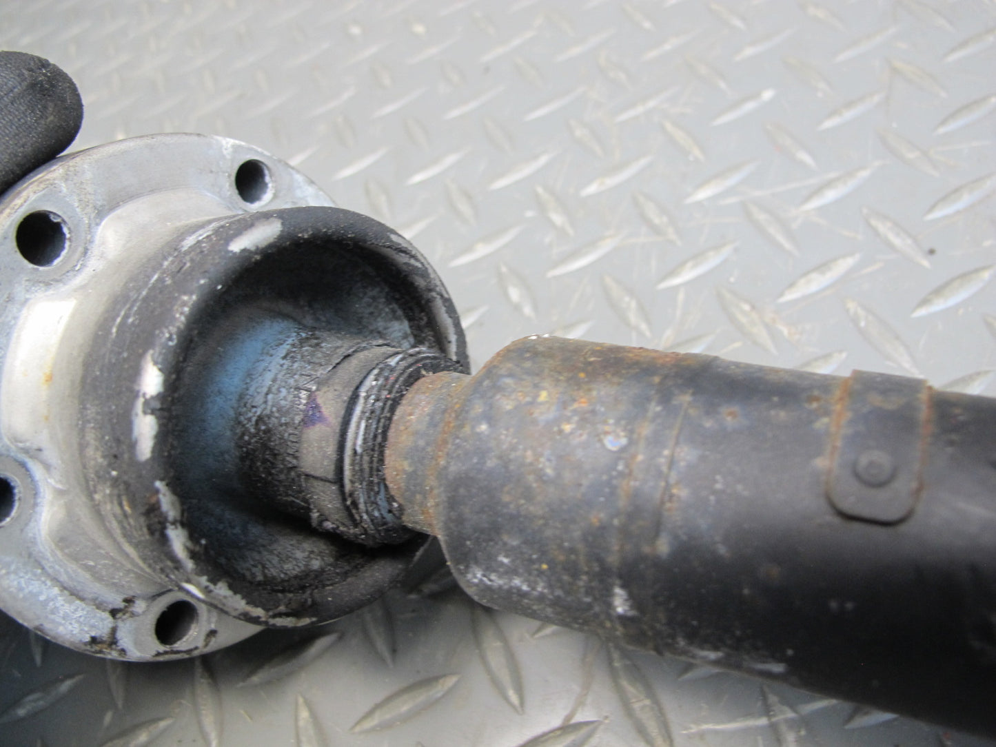 08-16 Lexus UVF46 LS600hL AWD Front Drive Shaft Driveshaft OEM