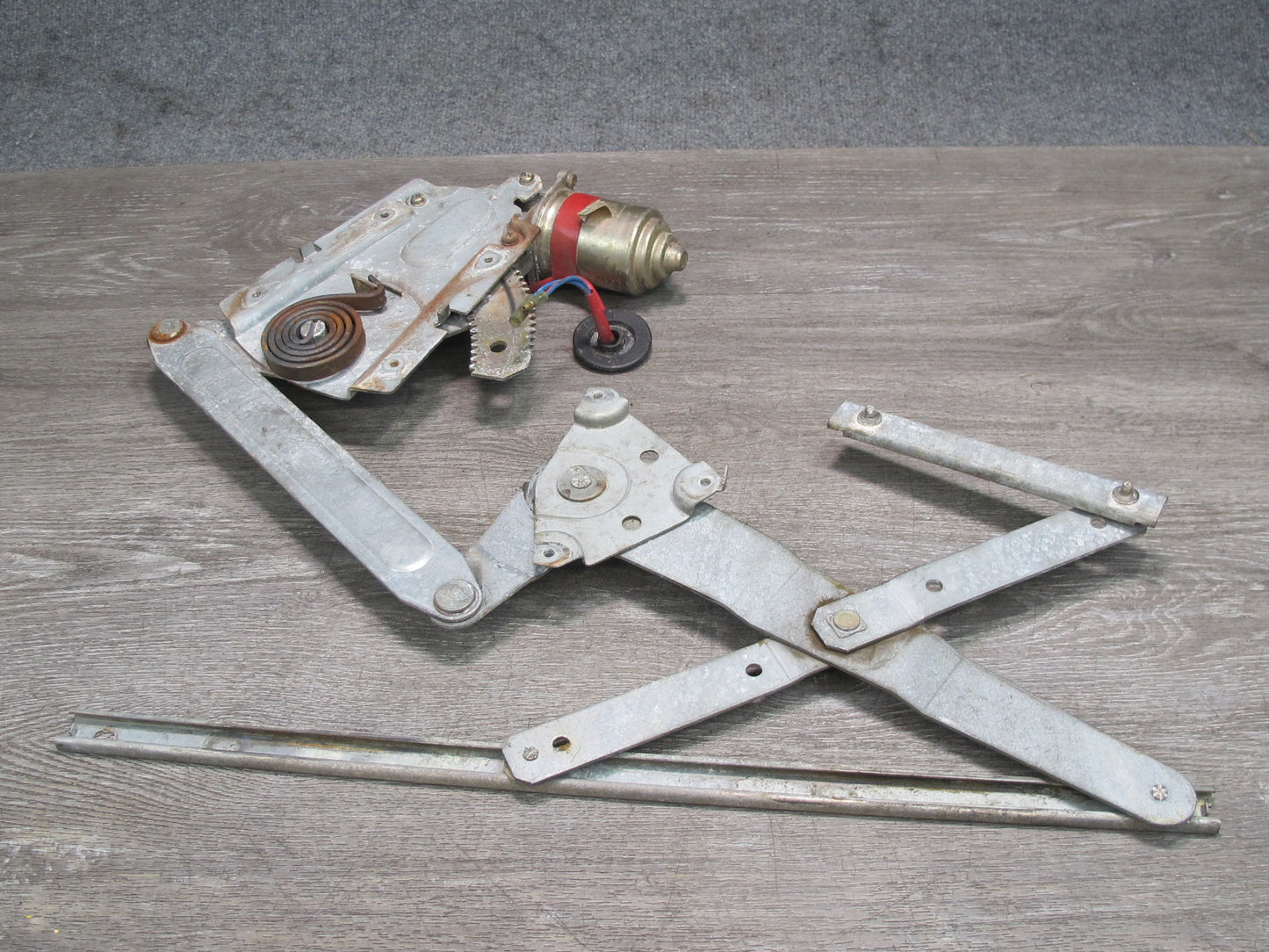 79-83 Datsun Nissan S130 280ZX 2+2 Left Door Window Regulator w Motor OEM
