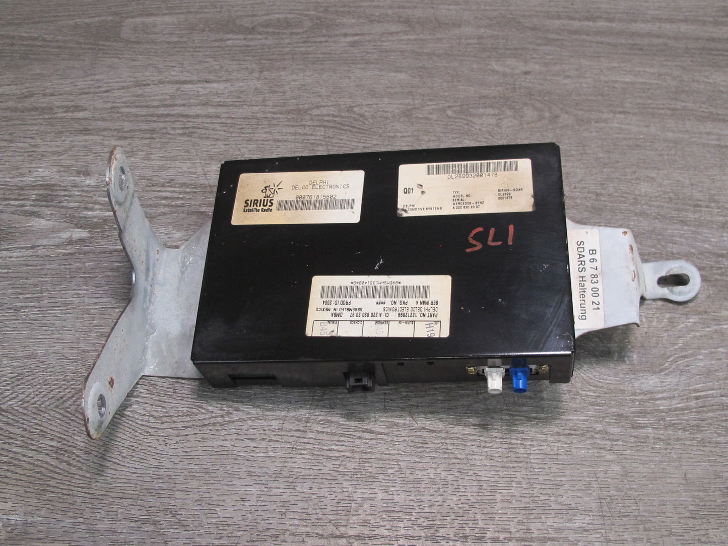03-08 Mercedes R230 Sl-class Sirius Satellite Radio Receiver Module Unit OEM