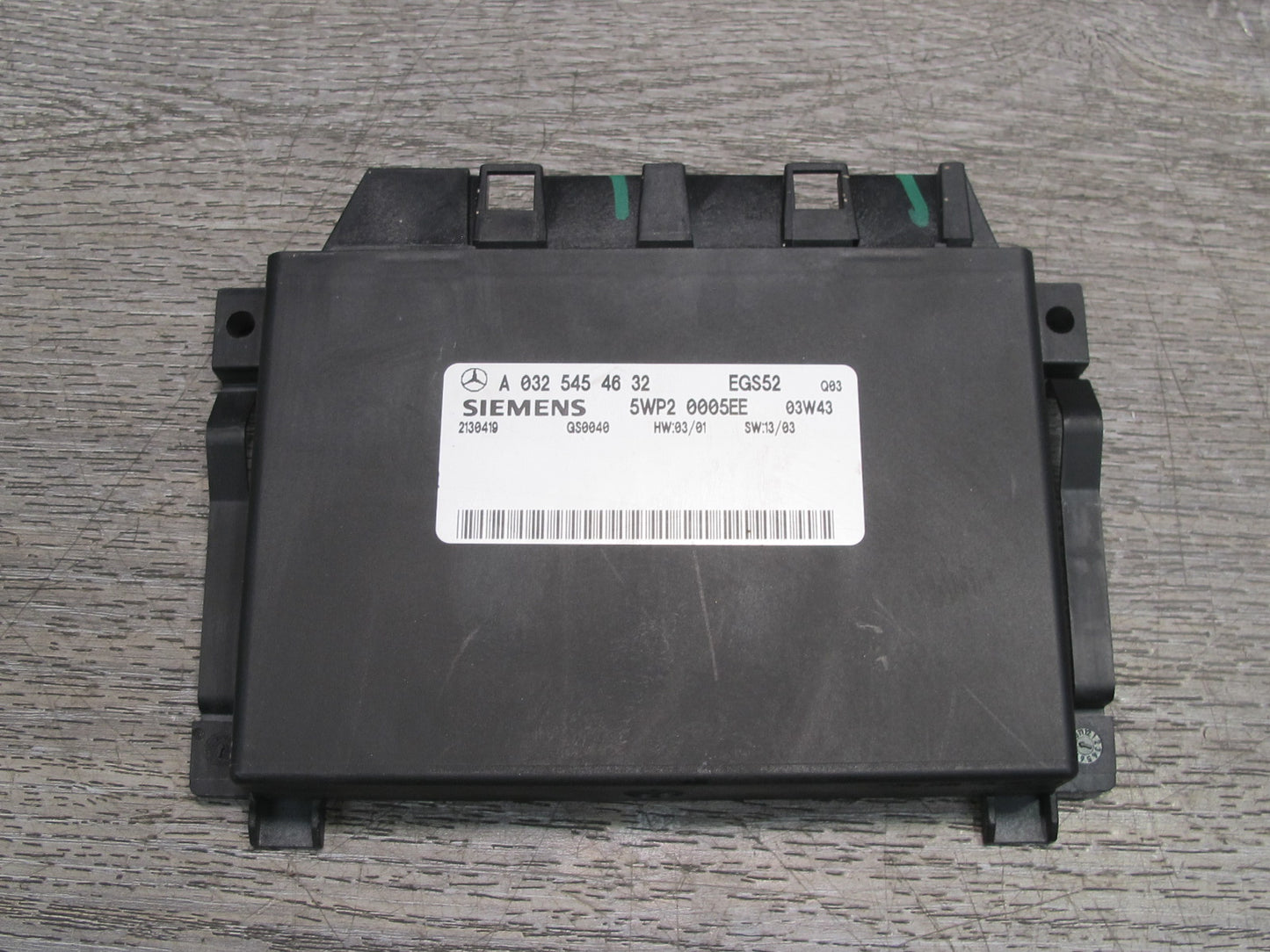 04-06 Mercedes R230 SL600 TCM Transmission Control Module Unit 0325454632 OEM