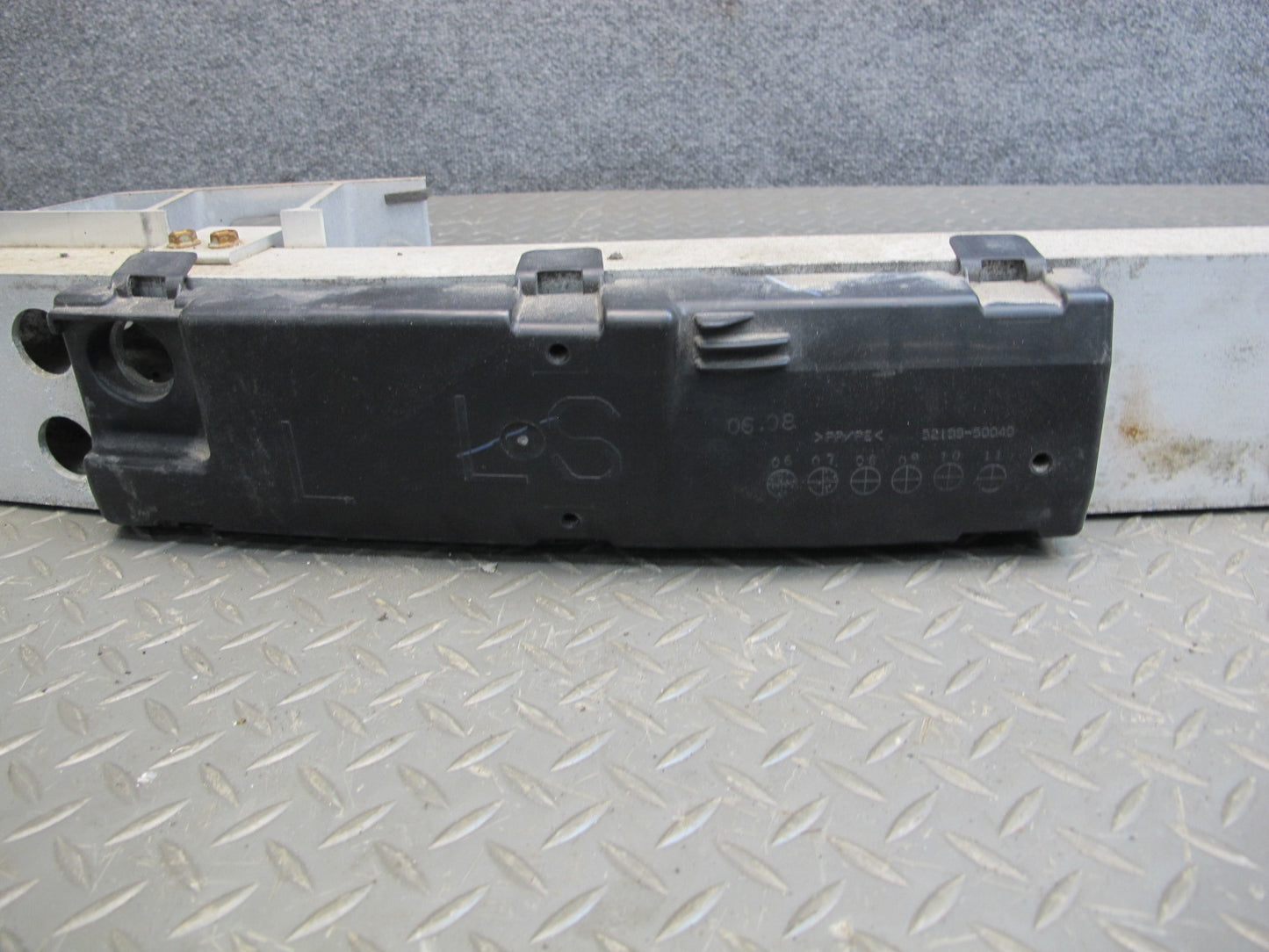 08-09 Lexus LS600hL LS460 Rear Bumper Impact Reinforcement Bar w Foam OEM