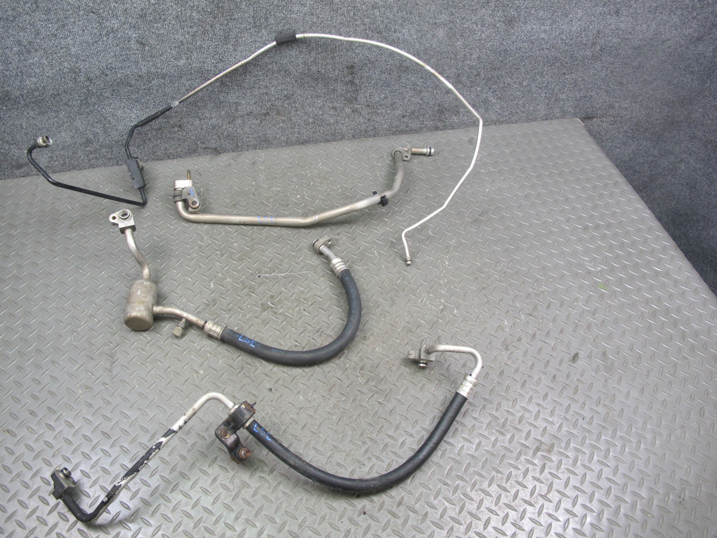 01-03 Lexus UCF30L LS430 Set of 4 A/C Air Condition Hose Pipe Line OEM