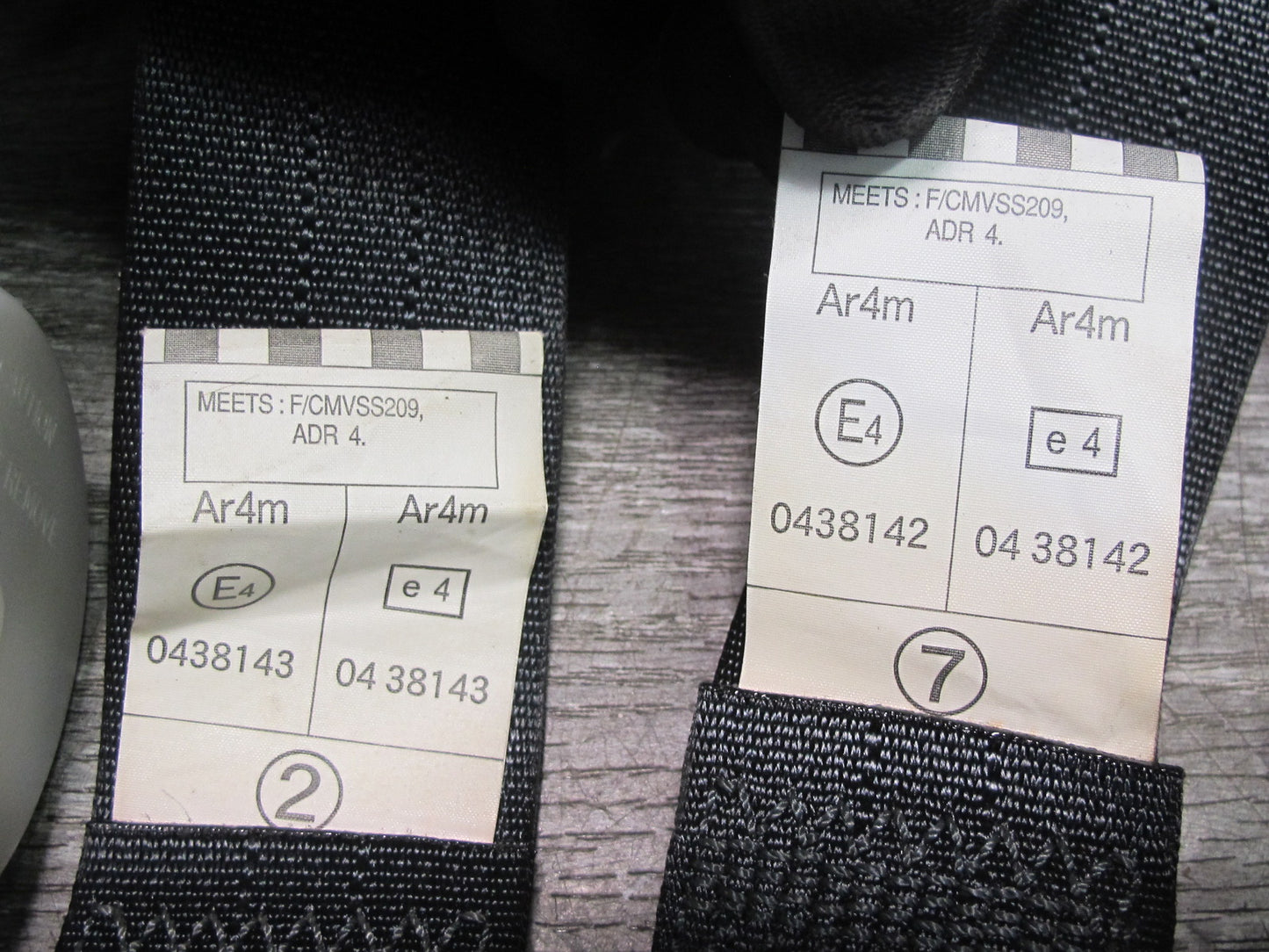 10-15 LEXUS IS250 IS350 CONVERTIBLE REAR RIGHT & LEFT SIDE SEATBELT RETRACTOR SET OEM