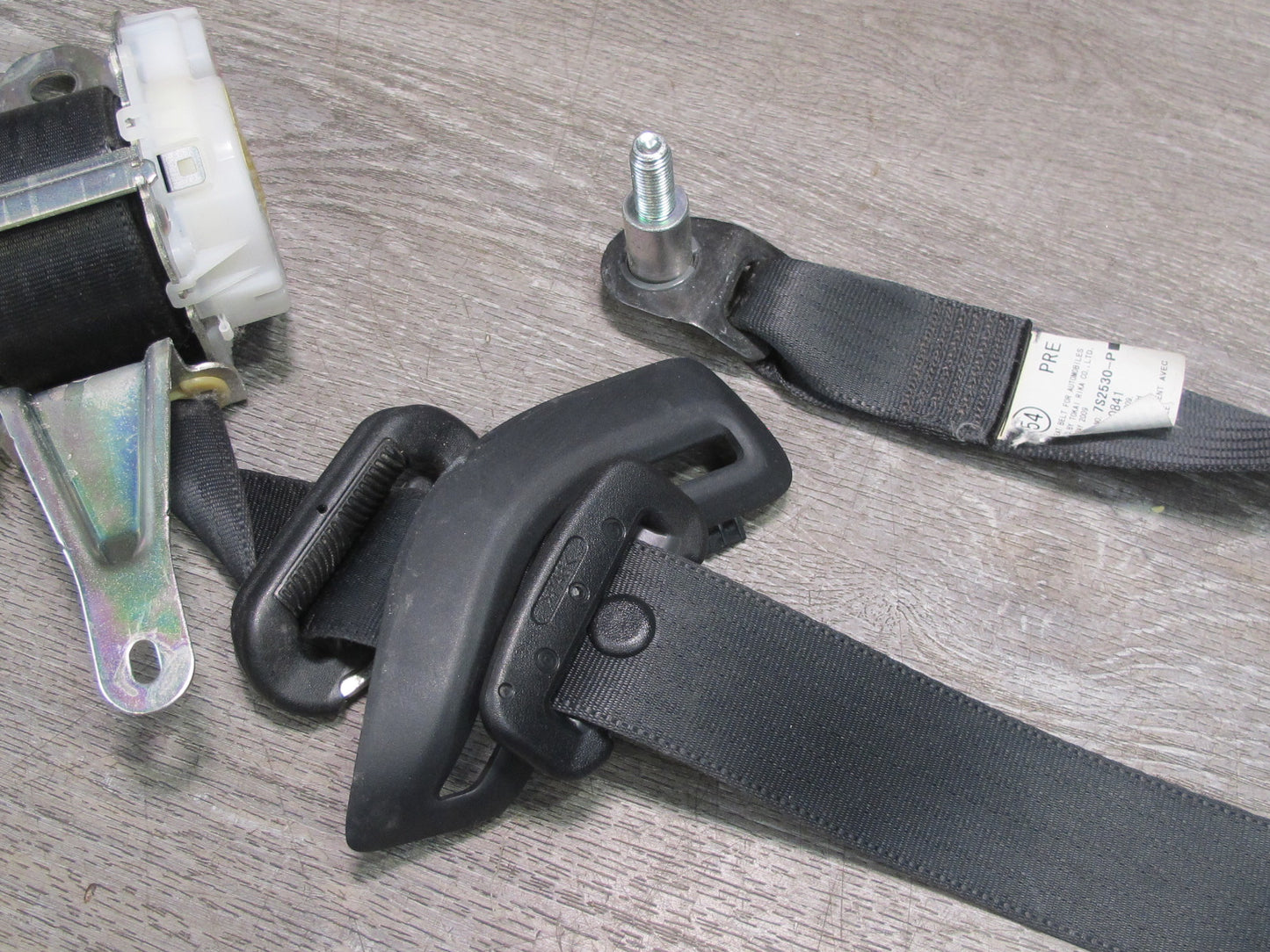 10-15 LEXUS IS250 IS350 CONVERTIBLE FRONT RIGHT & LEFT SIDE SEATBELT RETRACTOR SET OEM