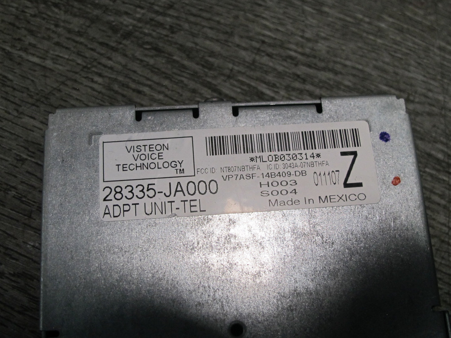 07-08 Nissan 350Z Z33 Coupe Phone Adapter Controle Module Unit OEM
