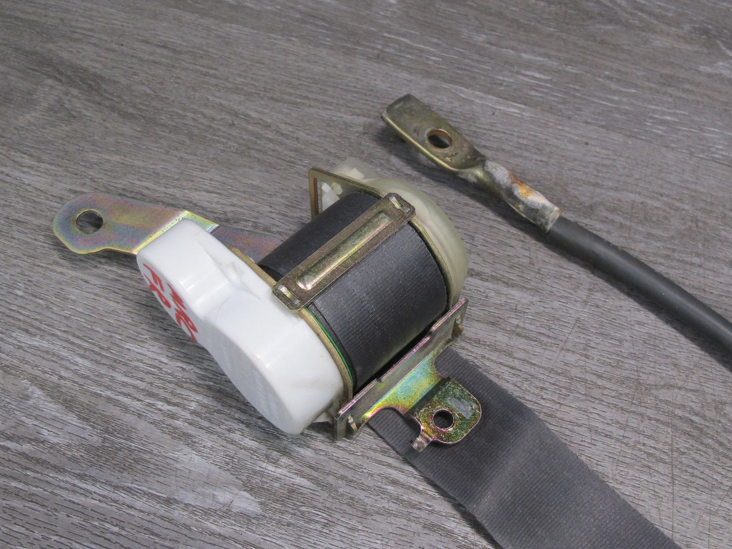 86-88 MAZDA RX7 FRONT RIGHT & LEFT SIDE SEATBELT RETRACTOR W/ BUCKLE SET OEM