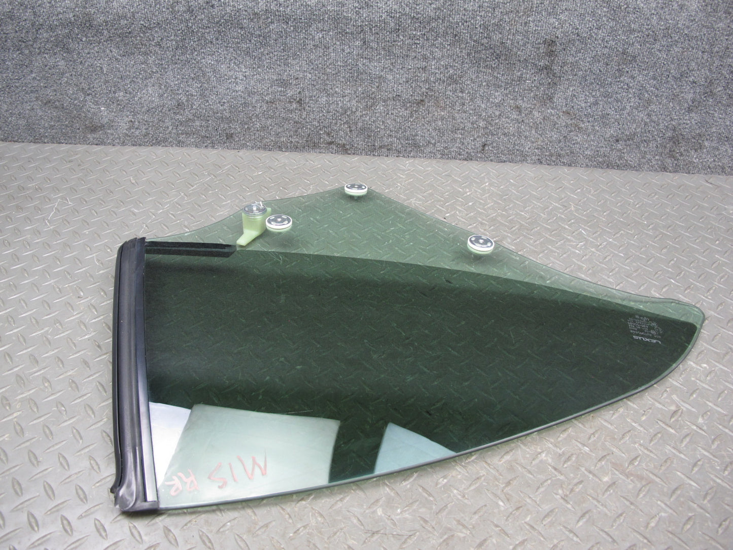 10-12 Lexus IS350 IS250 Convertible Rear Right Quarter Glass Window OEM