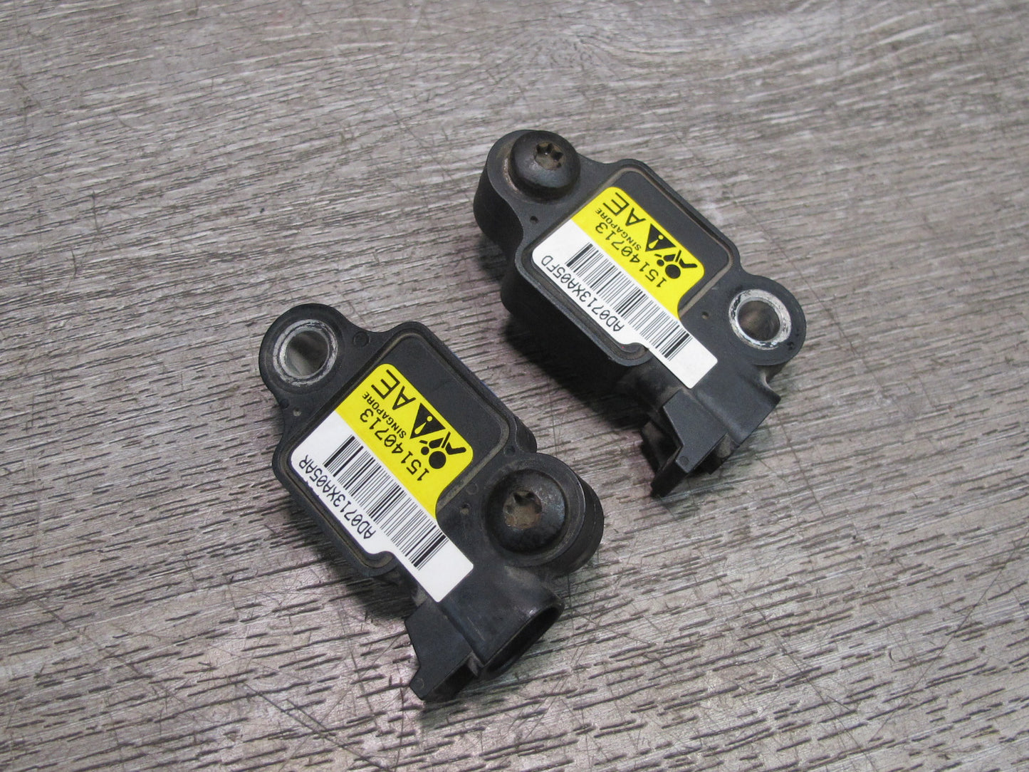 03-06 CHEVROLET SSR SAFETY CRASH IMPACT SRS AIRBAG SENSOR 2PCS 15140713 OEM