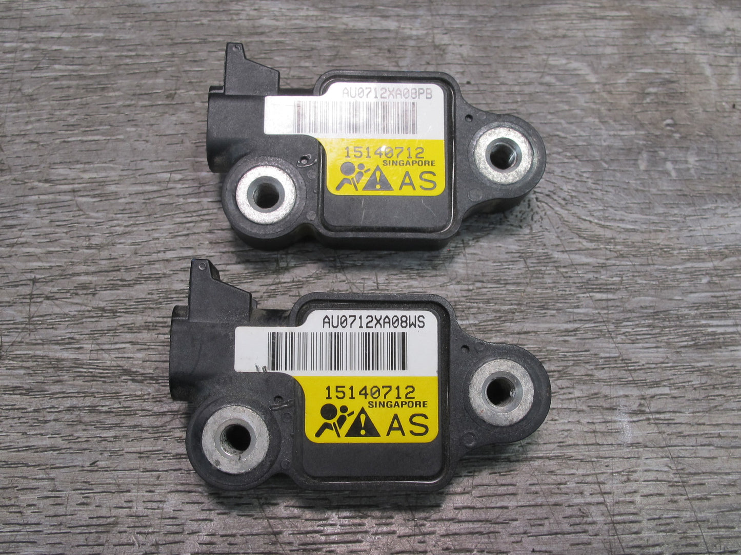 03-06 CHEVROLET SSR SAFETY CRASH IMPACT SRS AIRBAG SENSOR 2PCS 15140712 OEM