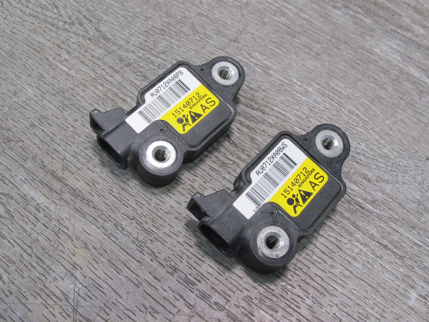 03-06 CHEVROLET SSR SAFETY CRASH IMPACT SRS AIRBAG SENSOR 2PCS 15140712 OEM