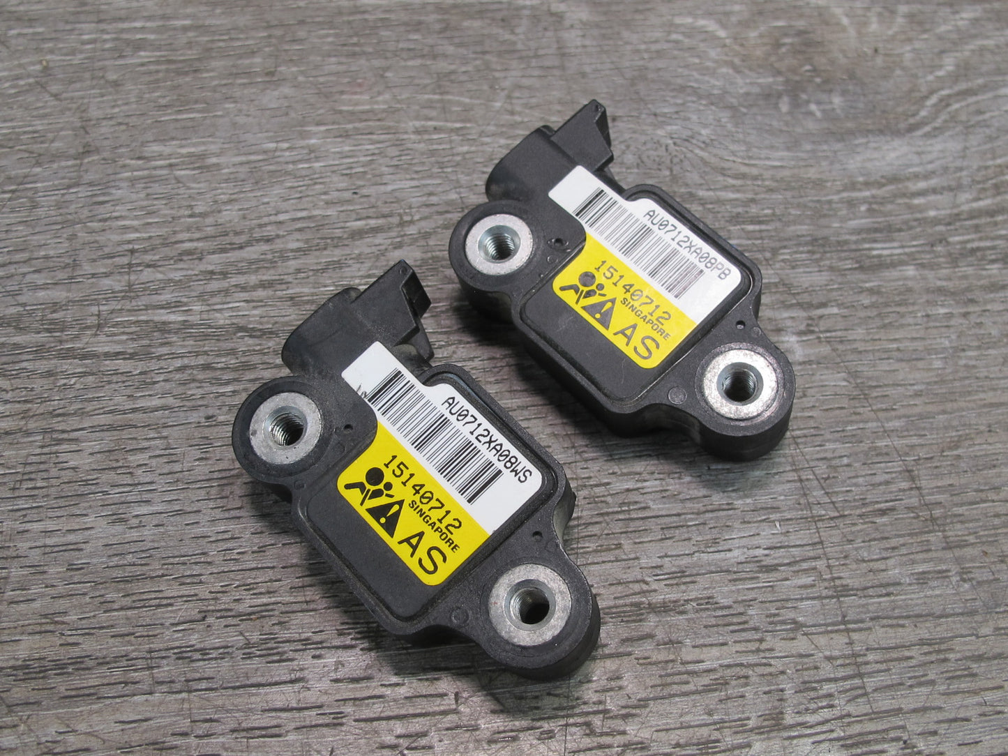 03-06 CHEVROLET SSR SAFETY CRASH IMPACT SRS AIRBAG SENSOR 2PCS 15140712 OEM