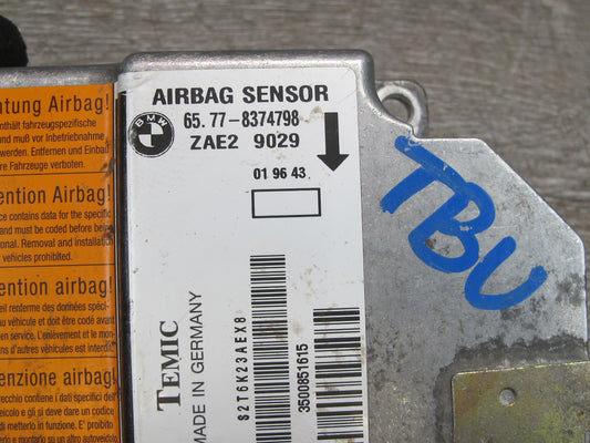 97-99 BMW Z3 E36 SRS AIRBAG SENSOR CONTROL MODULE 8374798 OEM