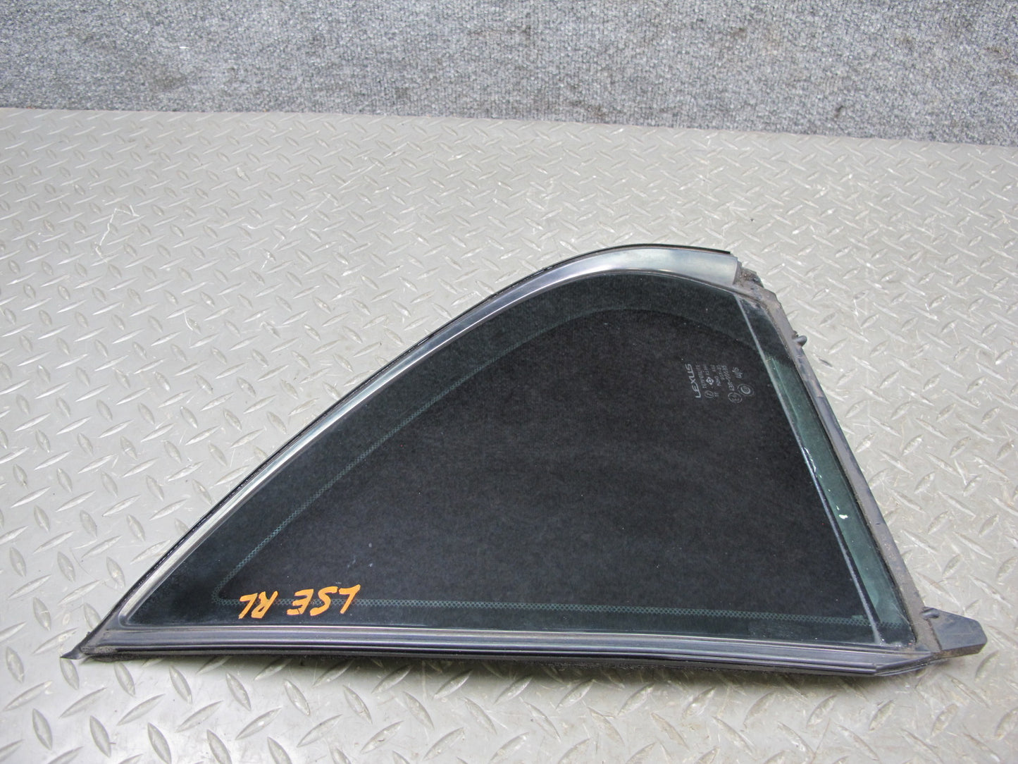 01-06 Lexus UCF30L LS430 Rear Left Door Fixed Glass Window OEM