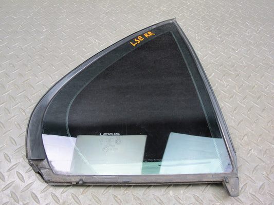 01-06 Lexus UCF30L LS430 Rear Right Door Fixed Glass Window OEM