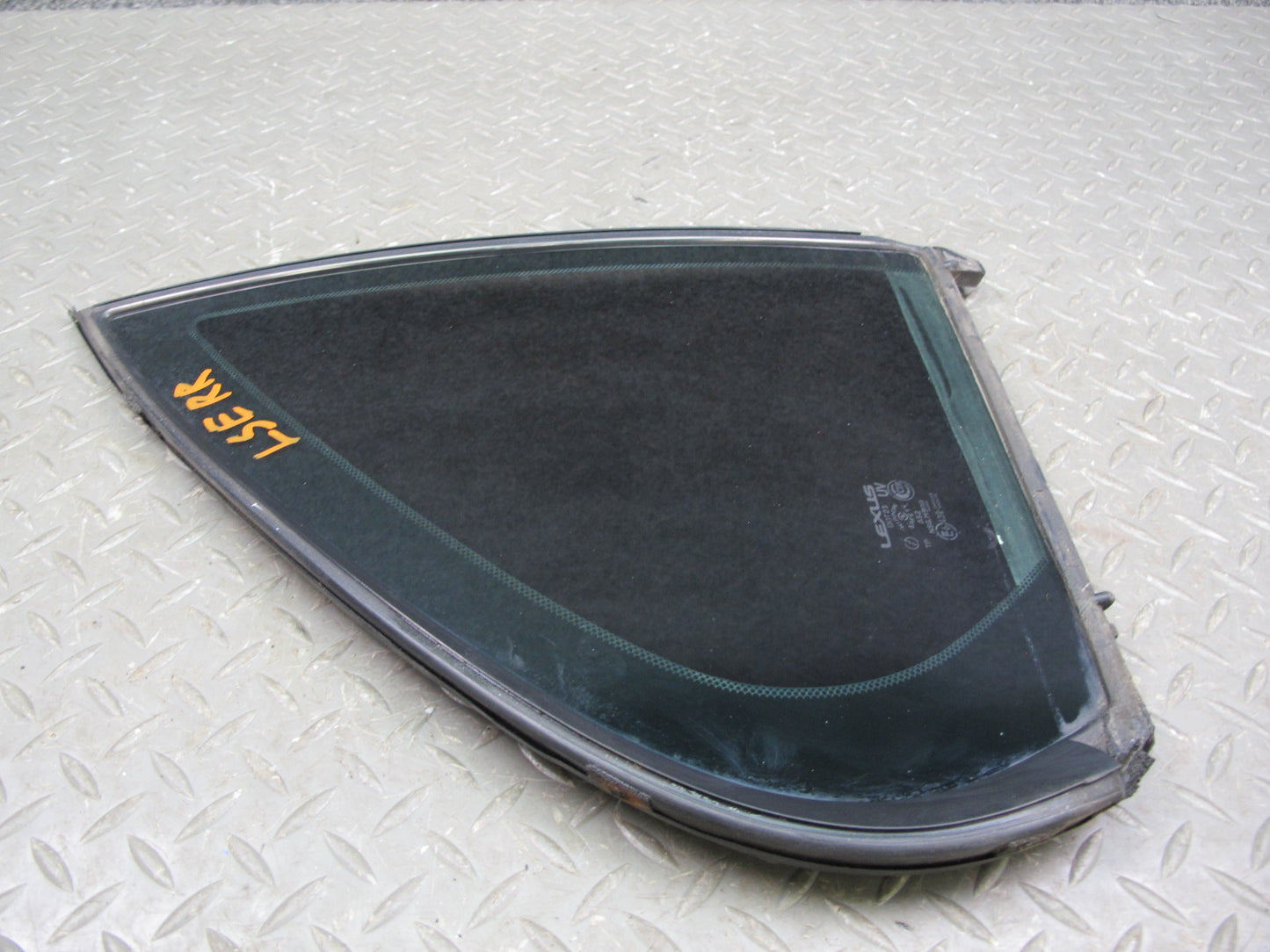 01-06 Lexus UCF30L LS430 Rear Right Door Fixed Glass Window OEM