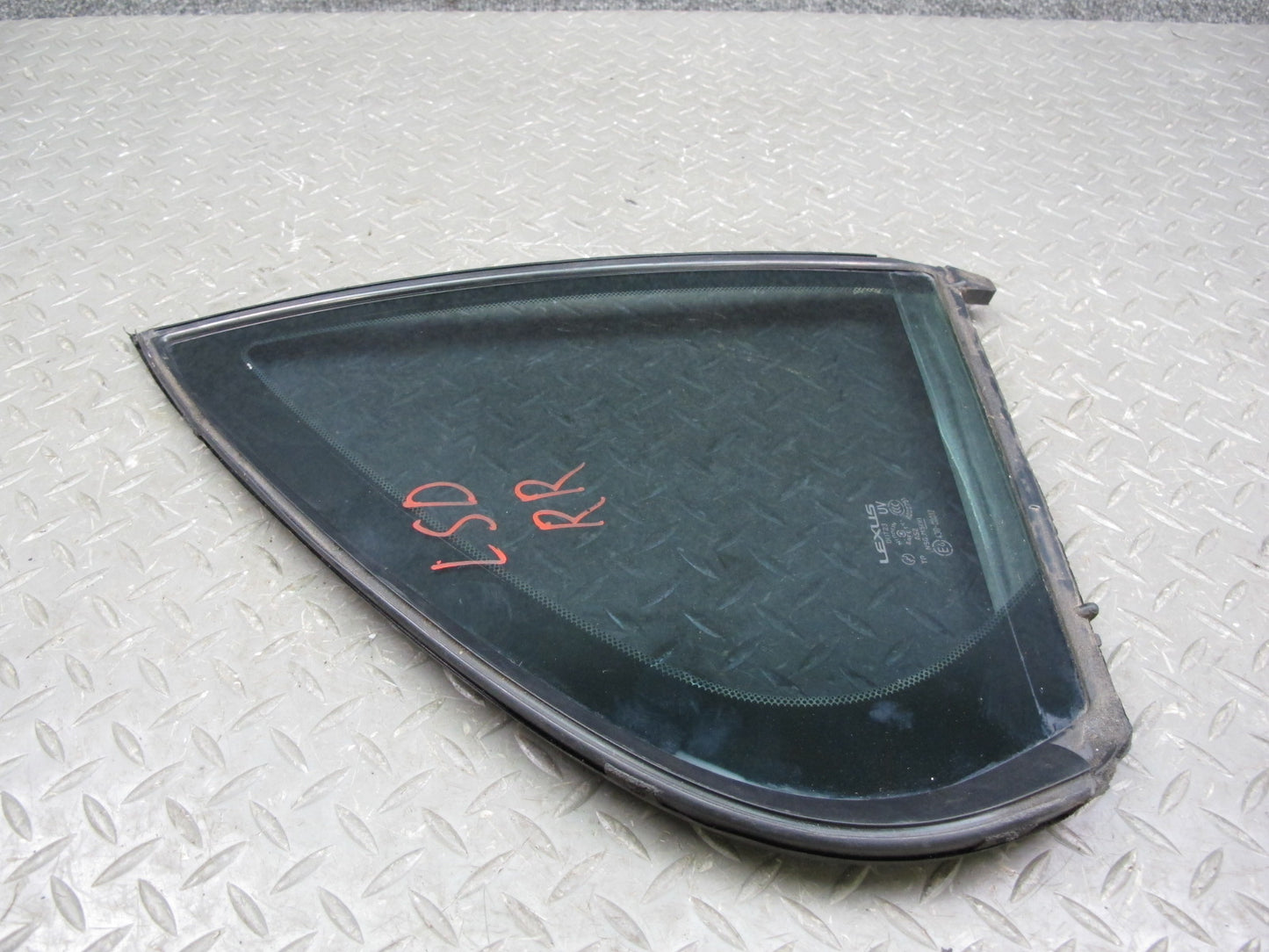 01-06 Lexus UCF30L LS430 Rear Right Door Fixed Glass Window OEM